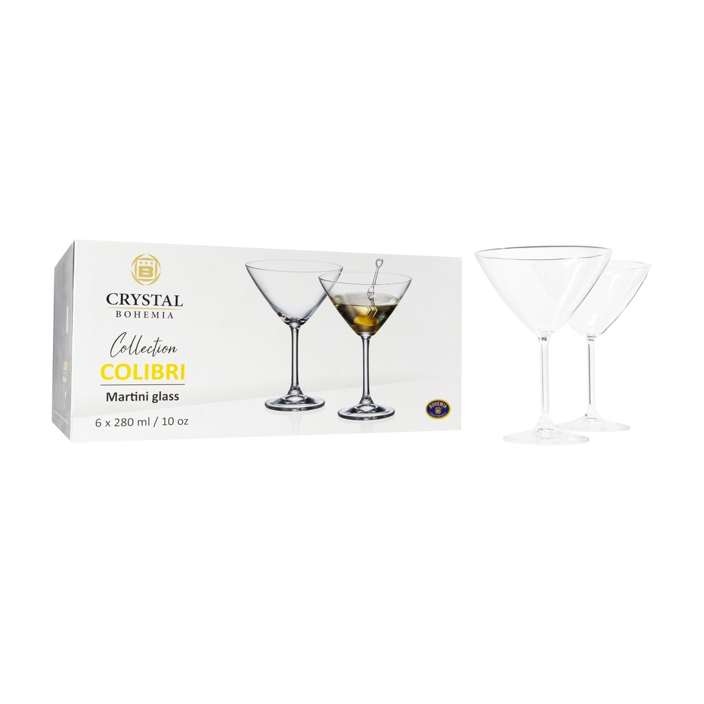 Set de 6 Copas Martini 285 ml