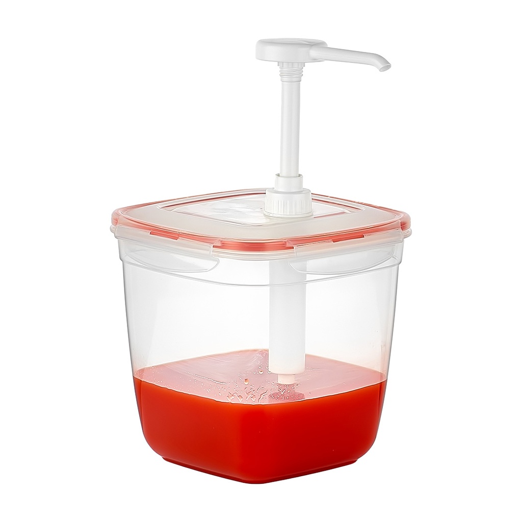 Dispensador de Salsa Cuadrado 3.6 lts