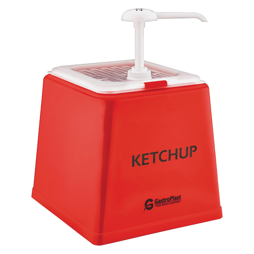 Dispensador de Salsa Rojo 3.6 lts