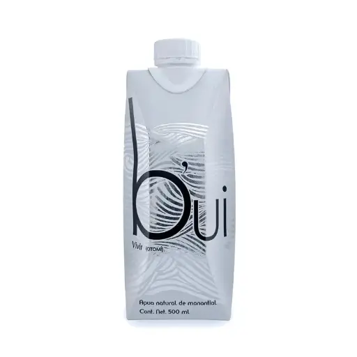 Agua Natural Bui Tetra Pak 330 ml Caja de 12 pzas
