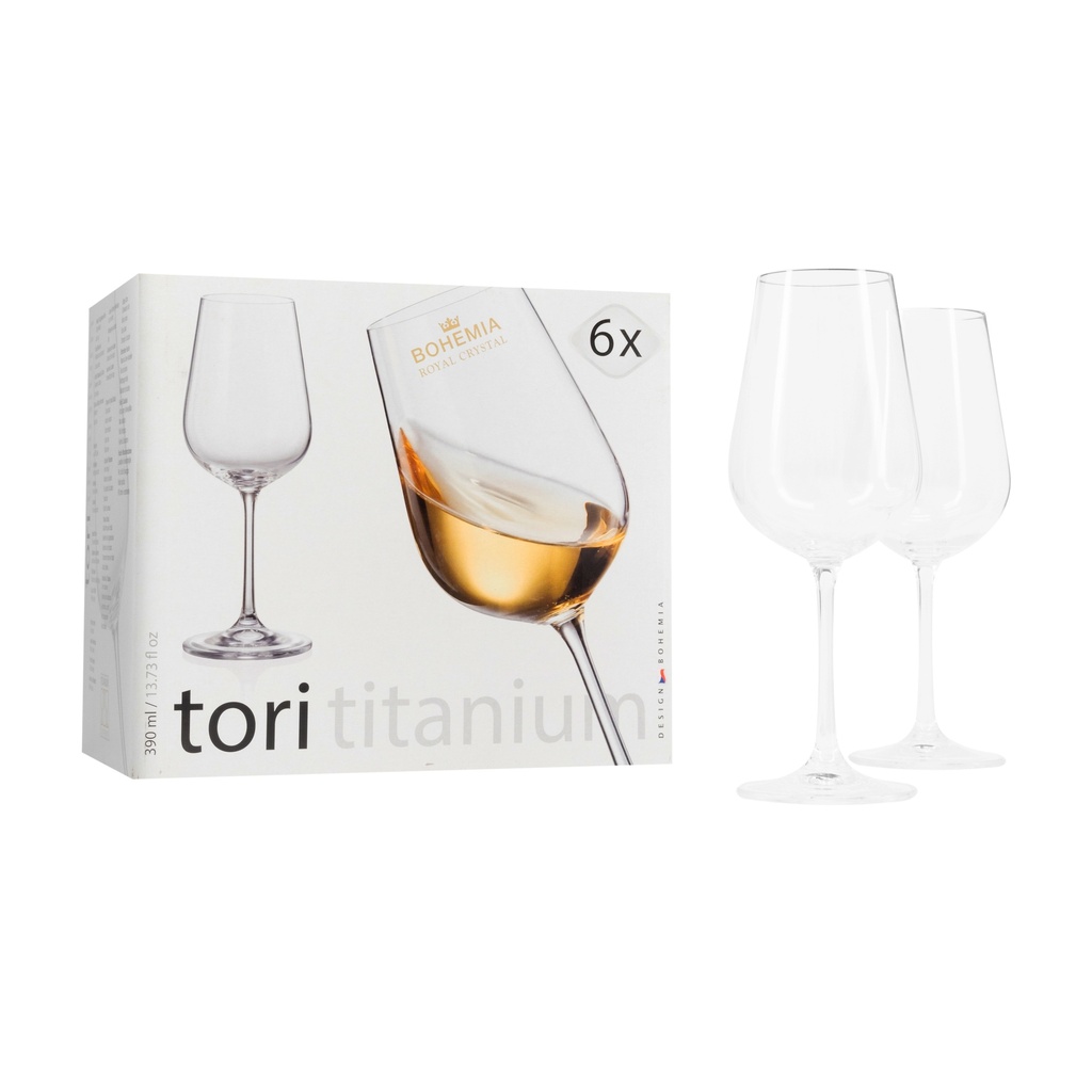 Set de 6 Copas Tori Vino blanco 390 ml