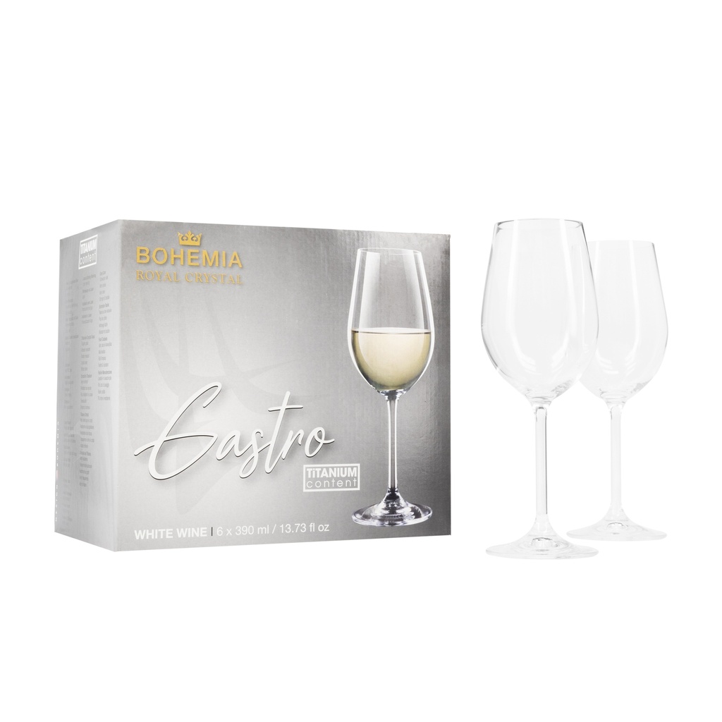Set de 6 Copas Gastro Vino blanco 390 ml