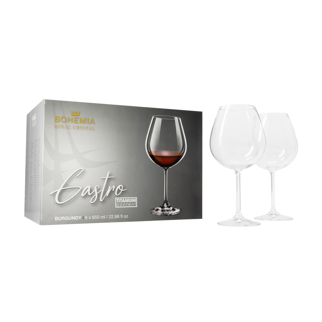 Set de 6 Copas Gastro Burgundy 650 ml