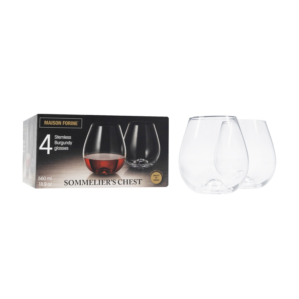 Set de 4 Vasos Sommelier's And Chest Vino Tinto 560 ml