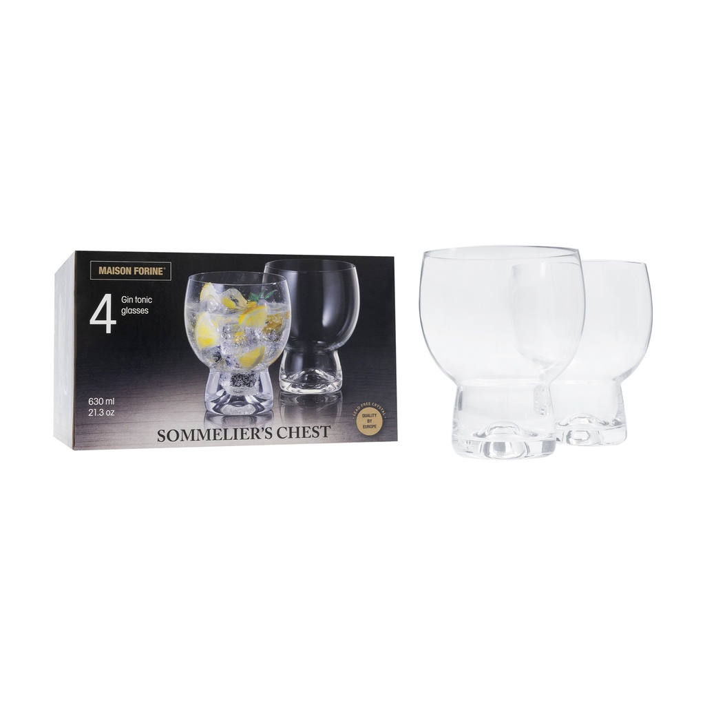 Set de 4 Vasos Sommelier's And Chest  Gin Tonic 630 ml