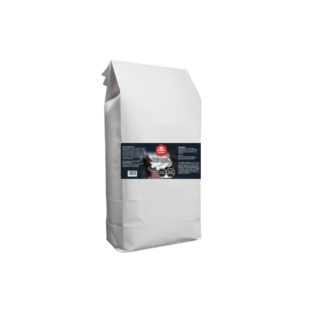 Crema Batida en Polvo 5 Kg ATA.