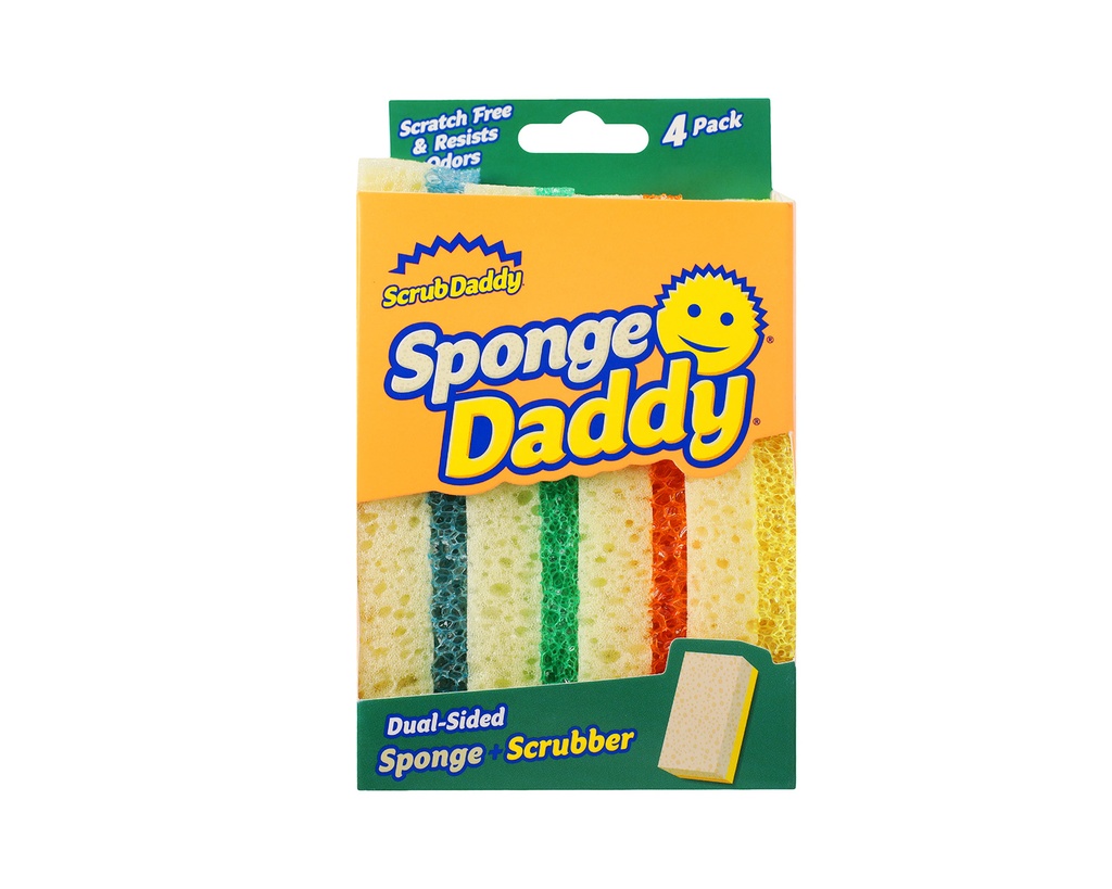 Sponge Daddy 4 Piezas ( Doble Cara) SCB