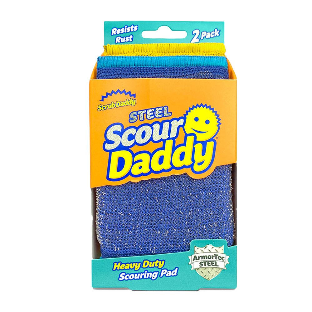 Scour Daddy Steel 2 Piezas (Fibra con malla de acero) SCB