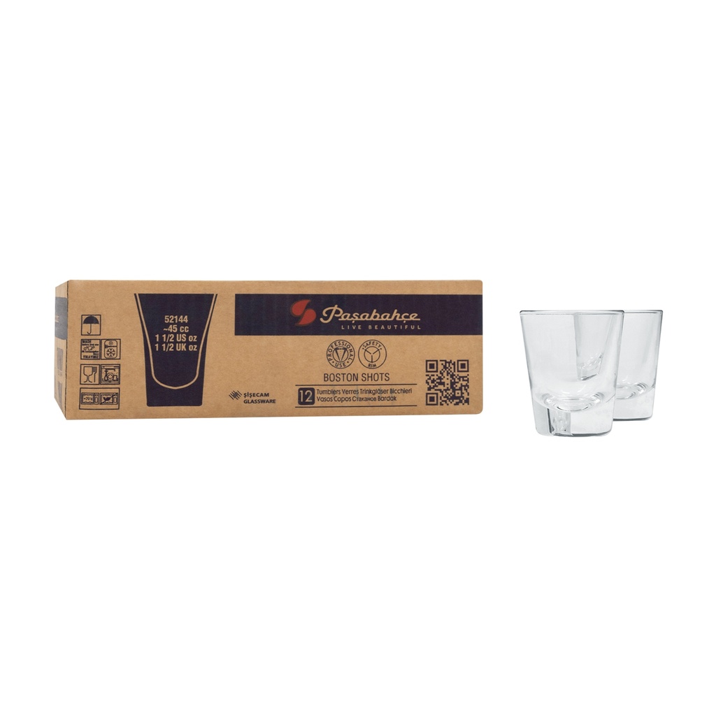 Set de 12 Vasos Boston Shot 45ml