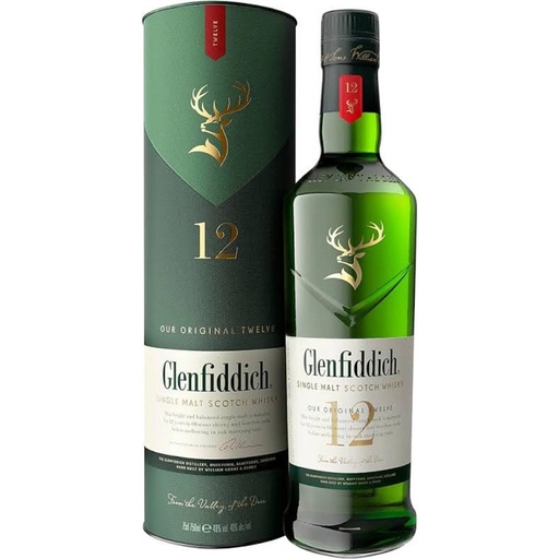 Whisky Glenfiddich 12 años 750 ml