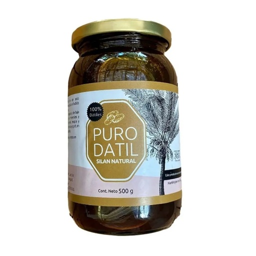 Puro Dátil, Silán Natural  (Miel de Dátil), Frascos de 500 gr