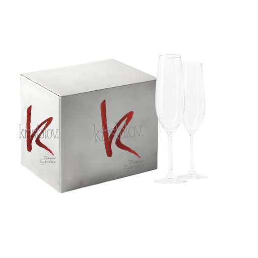 Set de 6 Copas Alessia Flauta 260 ml