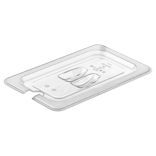 Tapa para Contenedor de Alimentos con Orificio para  Cubierto 265 x 162 mm 