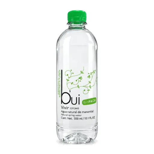 Agua Natural Bui Biopack 500 ml Caja de 12 pzas