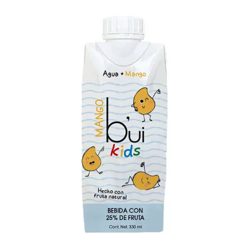 Bui Kids Mango Tetra Pak 330 ml Caja de 12 pzas