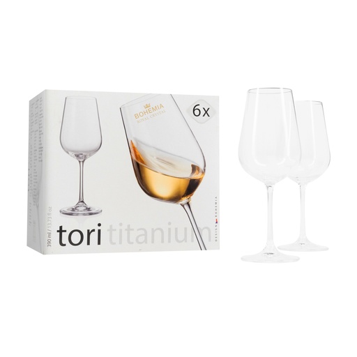 Set de 6 Copas Tori Vino blanco 390 ml