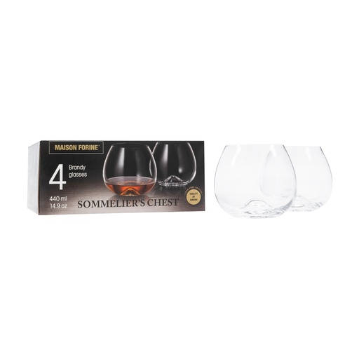 Set de 4 Vasos Sommelier's And Chest Brandy/Coñac 440 ml