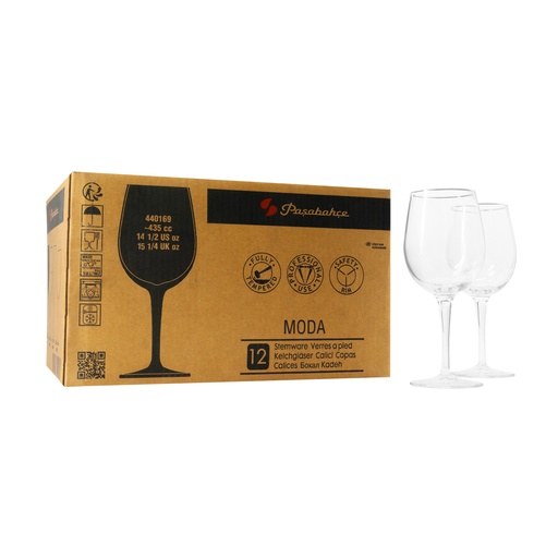 Set de 6 Copas Moda Vino 435ml ANF.