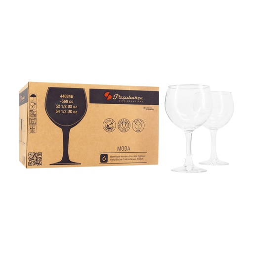 Set de 6 Copas Moda Gin Tonic 569 ml