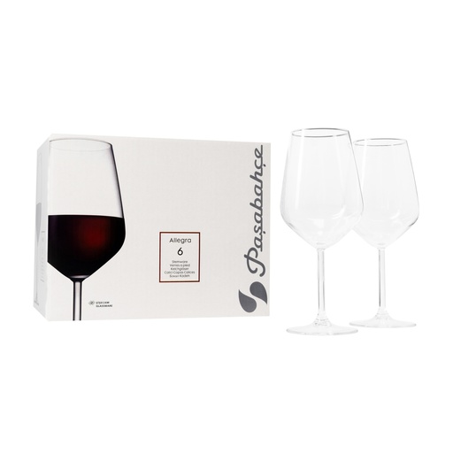 Set de 6 Copas Agua 490ml Allegra